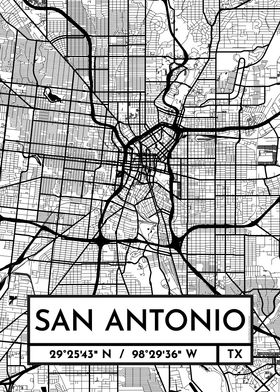 San Antonio City Map