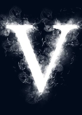 v  letter smoky