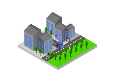 isometric city