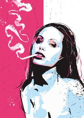 Angelina Jolie pop art