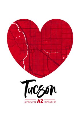 Tucson City Map Design