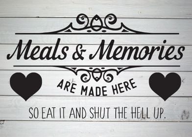 Meals and Memories Hearts