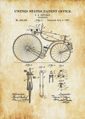 Velocipede Patent 1889