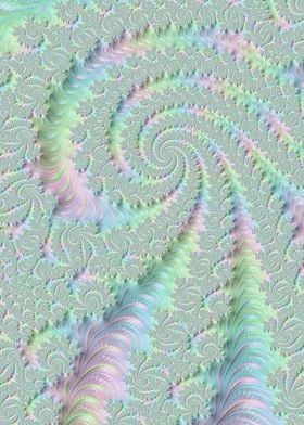 Pastel Rainbow Fractal