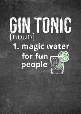 Gin Tonic Posters Online - Shop Unique Metal Prints, Pictures, Paintings |  Displate
