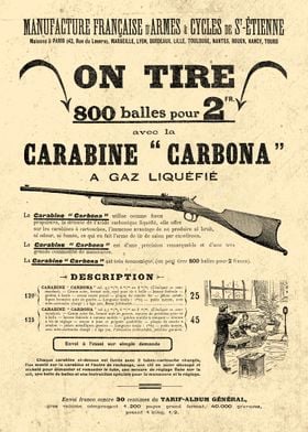 RIFLE french advert 1912