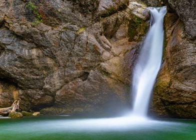 The Buchenegger waterfall