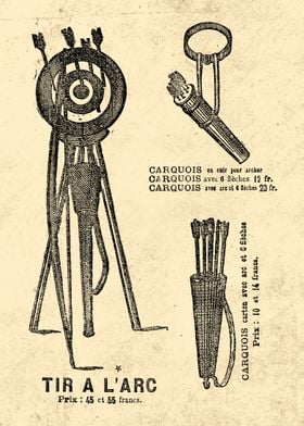 Bow and arrow toys of 1900