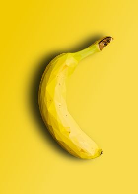 Banana in Geometric Art