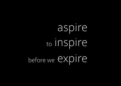 Inspire Before WeExpire