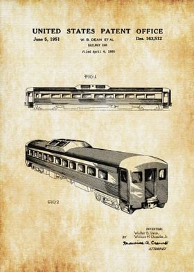 Railway Car Patent