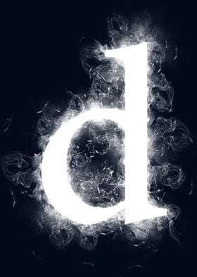 d small letter smoky 