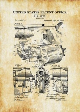 1898 Revolver Patent