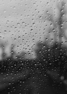 Black and White Rain