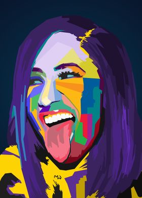 Cardi B Wpap Art