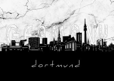 dortmund skyline marble