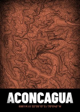 Aconcagua Topographic Map