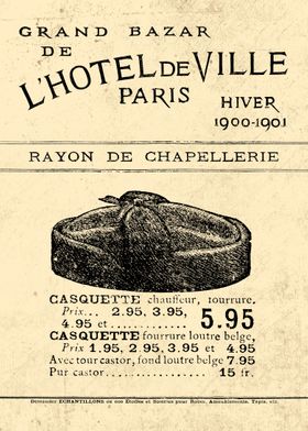 CASQUETTE CHAUFFEUR 1900