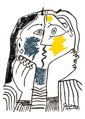 The Kiss by Pablo Picasso