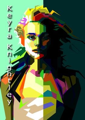 Keyra Knightley Pop Art
