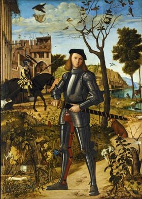 Young Knight in Landscape