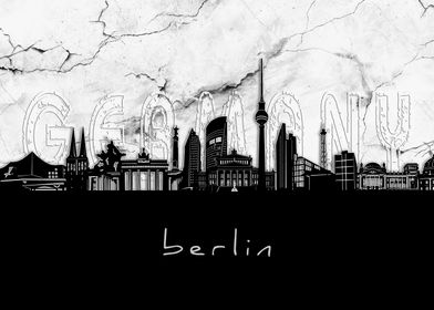 berlin skyline marble