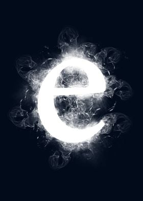 e small letter smoky 