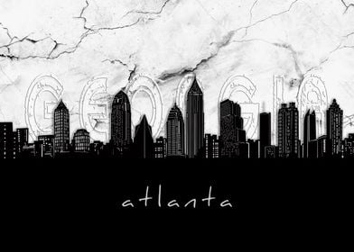 atlanta skyline marble