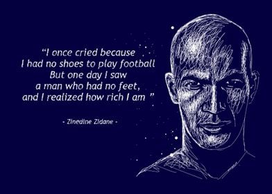 Zinedine Zidane French Art