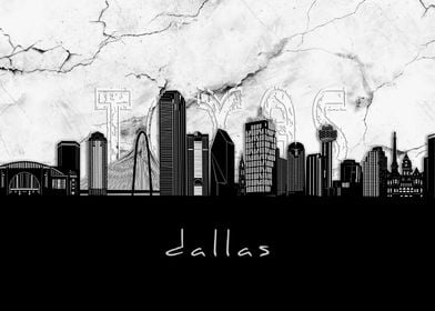 dallas skyline marble