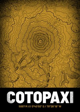 Cotopaxi Topographic Map