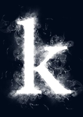 k small letter smoky 