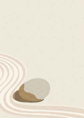 Zen garden background 