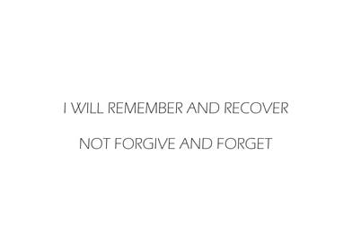 Remember And Recover