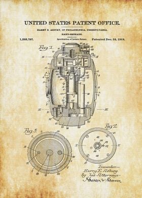 Hand Grenade Patent