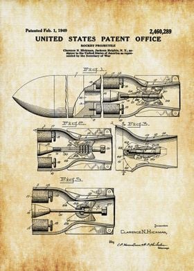 Rocket Projectile Patent