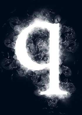 q small letter smoky 