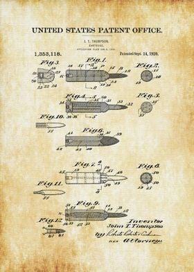 Firearm Cartridge Patent