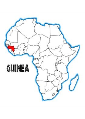 Guinea Map