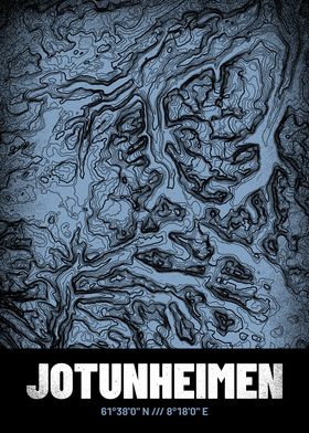Jotunheimen Topo Map
