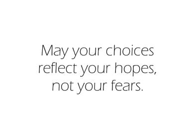 Reflect Hope Not Fear