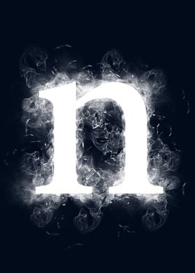 n small letter smoky 