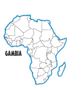 Gambia Map