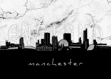 manchester skyline marble