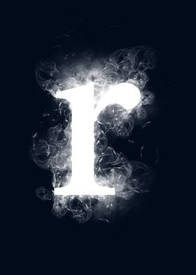 r small letter smoky 