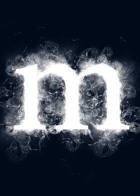 m small letter smoky 