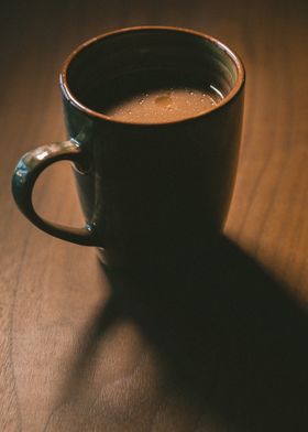 a cup of coffee