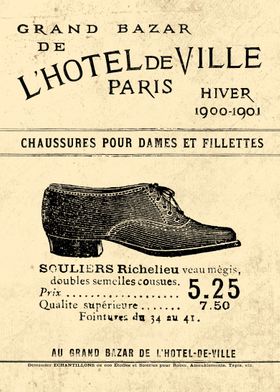 CHAUSSURES RICHELIEU 1901