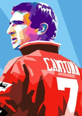 Eric Cantona popart wpap