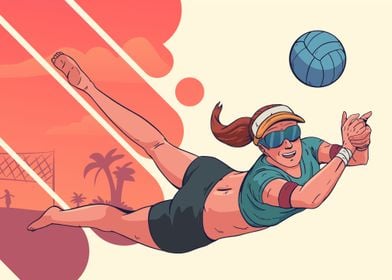 Volleyball Girl 